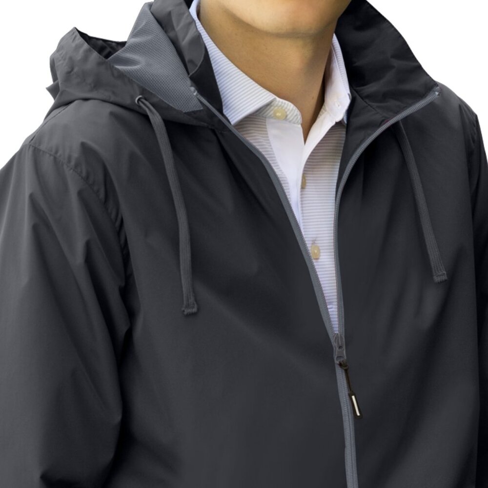 VANTAGE Jacket Mens with Hood Black Size Medium NEW